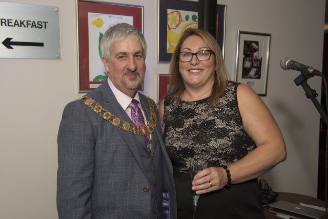 10th Anniversary - The Mayor of Preston, Councillor Trevor Hart and general manager, Bernadette Plumb